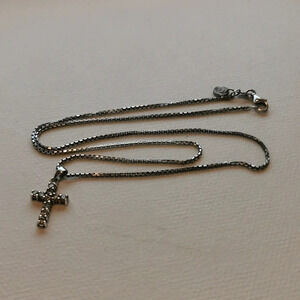 Sterling cross  necklace